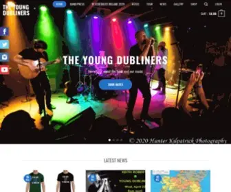 Youngdubliners.com(Irish Rock Band) Screenshot