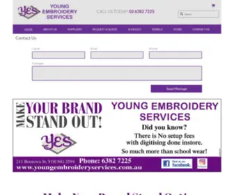 Youngembroideryservices.com.au(Youngembroideryservices) Screenshot