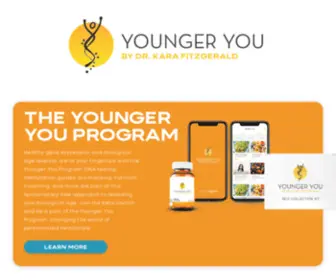 Youngeryouprogram.com(Kara Fitzgerald) Screenshot