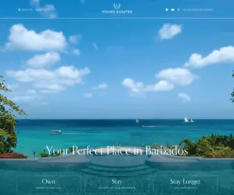 Youngestates.com(Barbados Real Estate Agent) Screenshot