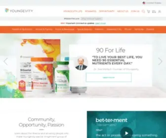 Youngevity.com(E-commerce) Screenshot