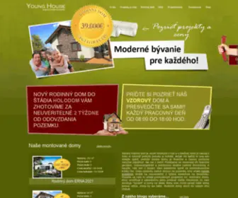 Younghouse.sk(Hlavná stránka) Screenshot