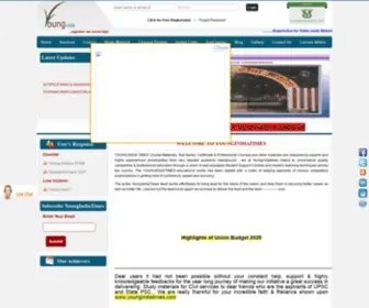 Youngindiatimes.com(Online education) Screenshot