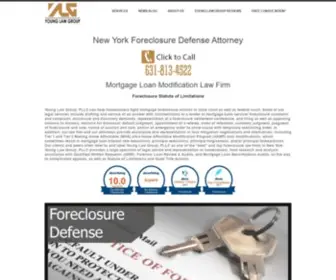Younglawgroup.org(Foreclosure Defense Attorney Long Island New York) Screenshot