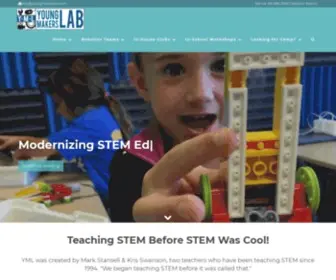 Youngmakerslab.com(Makerspace for kids) Screenshot