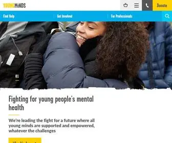 Youngminds.org.uk(Youngminds) Screenshot