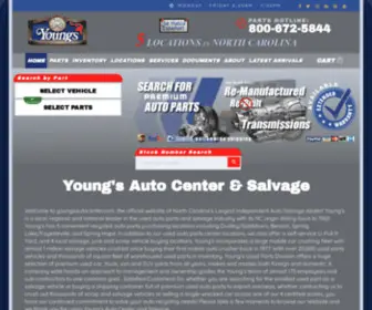 Youngsautocenter.com(Quality OEM Used Auto Parts in North Carolina) Screenshot