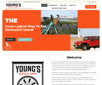 Youngsbicycleshop.com(Nantucket Bike Rentals) Screenshot