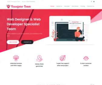 Youngsterteam.com(Build a website for you and increase your business to the goal) Screenshot