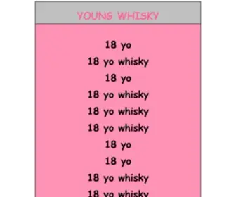 Youngwhisky.top(Youngwhisky) Screenshot