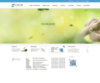 Youngwire.co.kr(주식회사) Screenshot