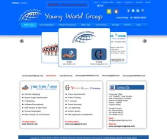 Youngworldgroup.com(WEB DEVELOPMENT COMPANY IN VADODARA) Screenshot