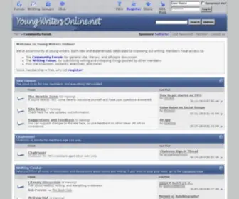 Youngwritersonline.net(Online) Screenshot