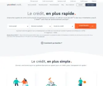 Younited-Credit.com(Le Crédit 100% en Ligne) Screenshot