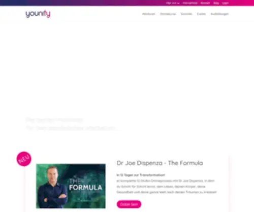 Younity.com(Die besten Mentoren für dein persönliches Wachstum) Screenshot