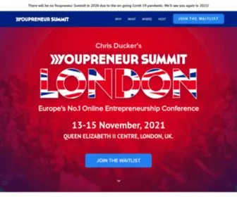Youpreneursummit.com(2021 Youpreneur Summit) Screenshot