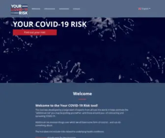 Your-Covid-19-Risk.com(Your Covid) Screenshot