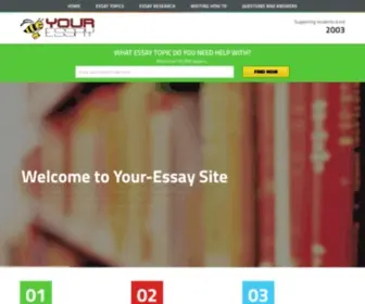 Your-Essay.com(Your Essay Site) Screenshot