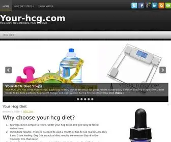 Your-HCG.com(HCG Diet HCG Drops HCG Recipes) Screenshot