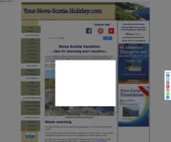 Your-Nova-Scotia-Holiday.com(Nova Scotia Vacation Your SEO optimized title) Screenshot