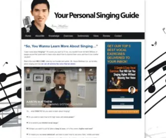 Your-Personal-Singing-Guide.com(Personal Singing Guide with Online Lessons and Tips for Singers and Vocalists) Screenshot