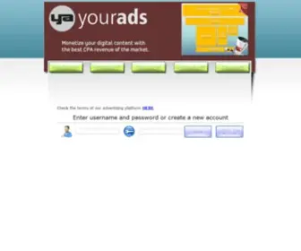 Yourads.website(Yourads website) Screenshot