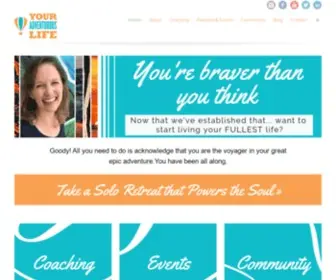 Youradventurouslife.com(Step into the Joy of Your Adventurous Life) Screenshot