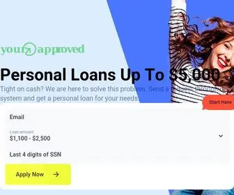 Yourapproved.app(Get Your Personal Loan Today) Screenshot