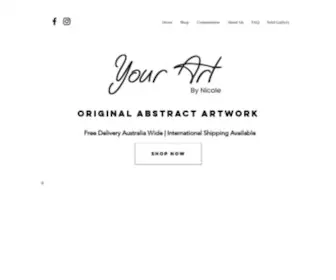 Yourart.com.au(Your Art) Screenshot