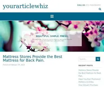 Yourarticlewhiz.com(My Blog) Screenshot