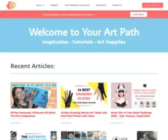 Yourartpath.com(Your Art Path) Screenshot