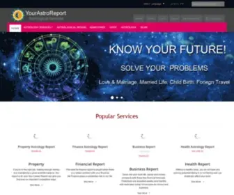 Yourastroreport.com(Online Astrology Services) Screenshot