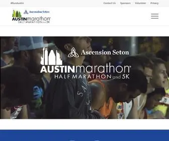 Youraustinmarathon.com(Ascension Seton Austin Marathon) Screenshot