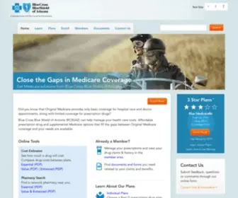 Yourazmedicaresolutions.com(BCBSAZ) Screenshot