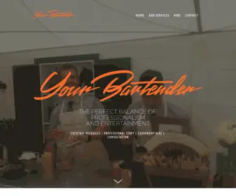 Yourbartender.com.au(Your Bartender Perth) Screenshot