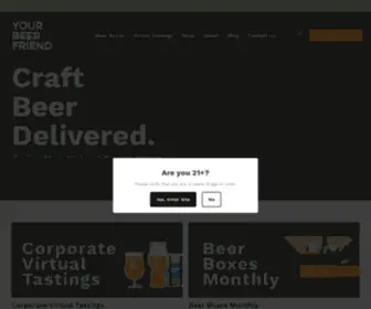 Yourbeerfriend.com(Beer Box) Screenshot