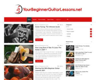 Yourbeginnerguitarlessons.net(A Beginners Guide to Play the Guitar) Screenshot