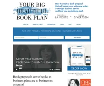 Yourbigbeautifulbookplan.com(Book Proposal Samples to Help You Get Your Book Published) Screenshot