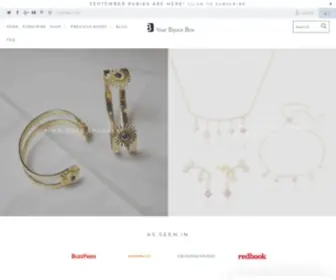 Yourbijouxbox.com(Monthly Jewelry Subscription Box) Screenshot