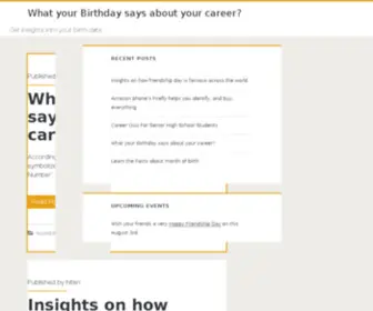 Yourbirthdaysays.com(Get insights into your birth date) Screenshot