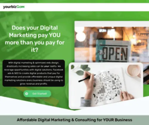 Yourbizgo.com(Digital Marketing Holland MI) Screenshot