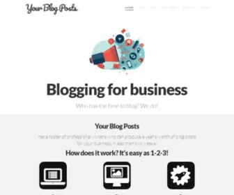 Yourblogposts.com(Engage Content) Screenshot