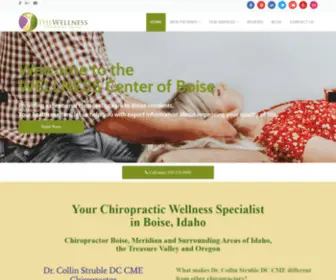 Yourboisechiropractor.com(The Wellness Center of Boise) Screenshot