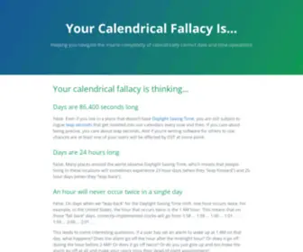 Yourcalendricalfallacyis.com(Yourcalendricalfallacyis) Screenshot