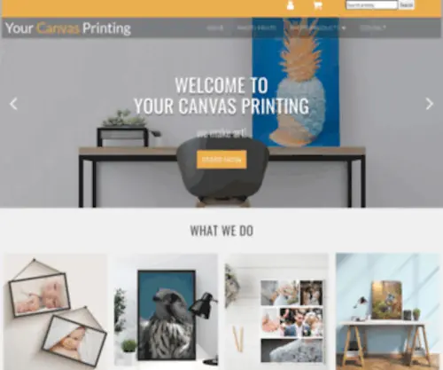 Yourcanvasprinting.co.uk(Your Canvas Printing) Screenshot