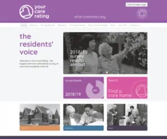Yourcarerating.org(Your Care Rating) Screenshot