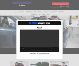 Yourcarsfixed.com(Sir Thomas Automotive Repair) Screenshot