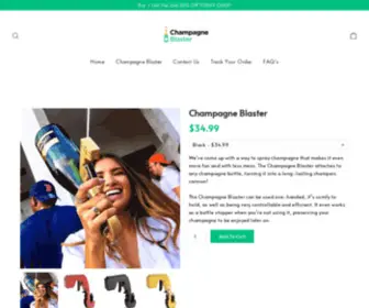 Yourchampagneblaster.com(Champagne Blaster) Screenshot