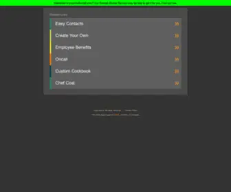 Yourchefoncall.com(Personal Chef Service & Catering) Screenshot