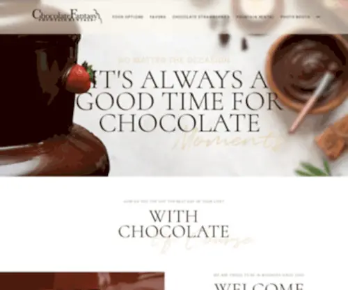 Yourchocolatefantasy.com(Chocolate Fountain Rental in PA) Screenshot
